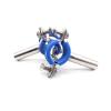 REIUAFWYGV 304 Stainless Steel Welded Tube Pipe Clamp with Rubber Pad, 38 mm view 2