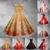 Women's Halloween Bloody Zombie Bride Costume Dress view 4