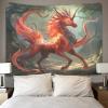 kaiyun Sparkling in the Sun Qilin Tapestry, Wall Hanging, 130 x 150 cm view 4