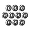 REIUAFWYGV 10-Piece Deep-Groove Ball Bearing Set, 603–609 and 623–629, ZZ/RS, -2RS, ABEC-3 (623: 3 × 10 × 4 mm) view 1