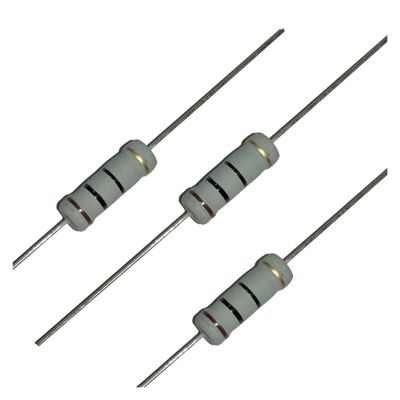 10-Pack 5W Carbon Film Resistors, 5% Tolerance, 3.3Ω, 33Ω, 330Ω, 3.3kΩ, 33kΩ, 330kΩ, 1Ω–1MΩ, IDGTTLDF (CF 5W 30K 10pcs)