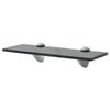 NQJIBUE Glass Floating Shelf, 30 x 20 cm, 8 mm view 1