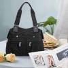 Large Waterproof Shoulder Bag with Multiple Compartments, Travel Bag for Women, Waterproof Tote Bag (Dark Green) view 2