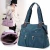 Large Waterproof Shoulder Bag with Multiple Compartments, Travel Bag for Women, Waterproof Tote Bag (Dark Green) view 4