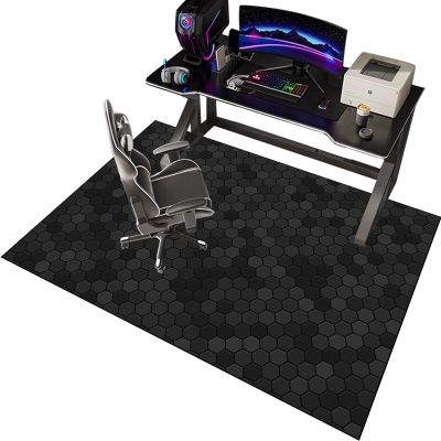 EYKWKB 80 x 120 cm Floor Protection Mat for Hard Floors and Office Chairs