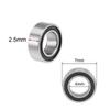 MR95RS ABEC-5 Miniature Ball Bearings, 10-Pack, 5 × 9 × 3 mm, Black, 2RS view 3