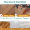 Office Chair Mat for Hardwood Floors, 60 x 90 cm view 4