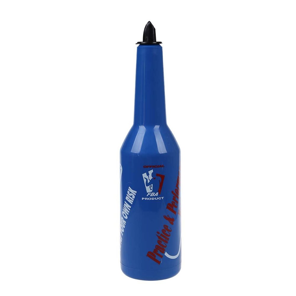 Rtppyakk Flair Bartender Practice Bar Pub Wine Bottle, Cocktail Shaker - Blue