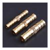 Brass Straight Hose Fitting, Equal Barb, 3 mm, 4 mm, 5 mm, 6 mm, 8 mm, 10 mm, 16 mm, 19 mm, 25 mm, Gas Copper Barbed Coupler Connector Adapter (One Size, 19–8 mm) view 1