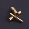 Brass Straight Hose Fitting, Equal Barb, 3 mm, 4 mm, 5 mm, 6 mm, 8 mm, 10 mm, 16 mm, 19 mm, 25 mm, Gas Copper Barbed Coupler Connector Adapter (One Size, 19–8 mm) view 2