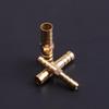 Brass Straight Hose Fitting, Equal Barb, 3 mm, 4 mm, 5 mm, 6 mm, 8 mm, 10 mm, 16 mm, 19 mm, 25 mm, Gas Copper Barbed Coupler Connector Adapter (One Size, 19–8 mm) view 4