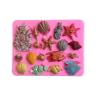 Sea Animal Silicone Candy Mold, 17.7 x 13.3 x 1.4 cm view 1