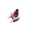 5-Pack 8A Series IP67-Sealed Subminiature Pushbutton Switch, 4-Pin OFF-(MOM), SPDT, Right-Angle view 2