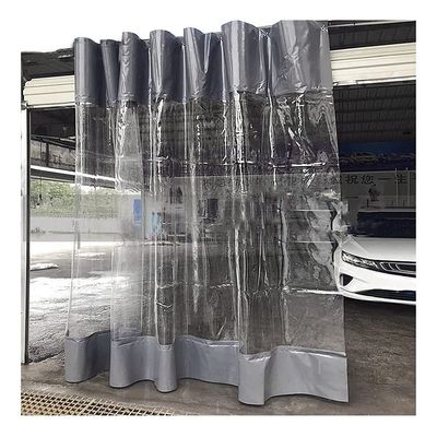 Rygcrud Outdoor Transparent Workshop Curtain, PVC Vinyl Garage Divider, Pergola Sidewall, 3 x 2.5 m