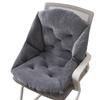 MSNCS Chair Cushion with Back Cushion, Soft Velvet Non-Slip Seat Pad, 45 x 55 cm view 1