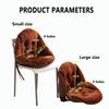 MSNCS Chair Cushion with Back Cushion, Soft Velvet Non-Slip Seat Pad, 45 x 55 cm view 4