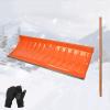 Snow Shovel, Large Outdoor Snow Removal Shovel with 1.2 m Wooden Handle view 1