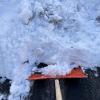 Snow Shovel, Large Outdoor Snow Removal Shovel with 1.2 m Wooden Handle view 3