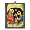 NKlaus John the Theologian and Evangelist with Prochorus Icon, 9.7 x 13.5 x 1.2 cm view 1
