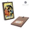 NKlaus John the Theologian and Evangelist with Prochorus Icon, 9.7 x 13.5 x 1.2 cm view 2