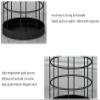 ZQKKLK Iron Umbrella Stand, Black view 3