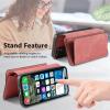 GoodcAcy Wallet Flip Case Compatible with Oppo Reno 11 5G, 15 Card Slots, MagSafe Compatible, Pink view 2