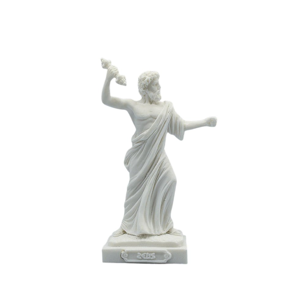 Zeus Statue, Ancient Greek-Roman Mythology, 15 cm