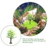 Tofficu 6-Piece Plastic Miniature Trees for Dioramas and Model Landscapes view 3