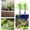 Tofficu 6-Piece Plastic Miniature Trees for Dioramas and Model Landscapes view 4