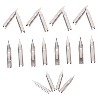 Tofficu 40-Piece Replacement Nibs for Fountain Pens, Durable Calligraphy Nibs for Students and Daily Writing