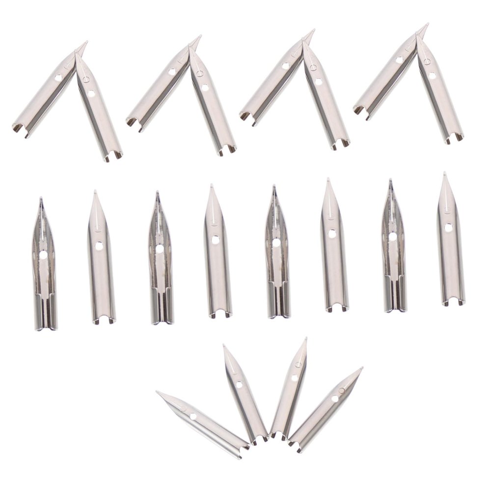 Tofficu 40-Piece Replacement Nibs for Fountain Pens, Durable Calligraphy Nibs for Students and Daily Writing