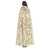 SamLng Hand-Drawn Giraffe Hooded Cloak for Adults, Unisex view 4