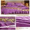 MSTZA 150200 x 220 cm Bedspread and Valance, Lace Bed Skirt with Ruffles, Pleated Design, Double Bed, Fitted and Removable Zipper view 2