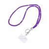 Fashionable Crystal Lanyard, 80 cm, Sparkling Rhinestone Badge Holder, 1-Piece Bonus, Purple, Standard view 1