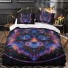 3D Fox Duvet Cover Set with Pillowcase, 2-Piece Microfiber Bedding view 3