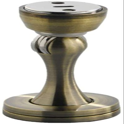 Indoor Zinc Alloy Magnetic Door Stopper for Baseboards and Wall Protection