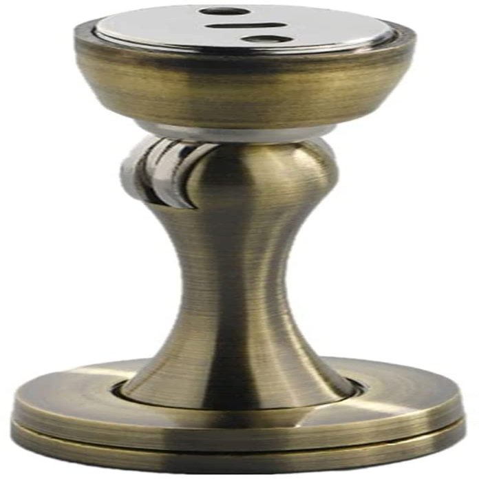 Indoor Zinc Alloy Magnetic Door Stopper for Baseboards and Wall Protection