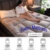 WNRLL 01 Japanese Folding Floor Futon Mattress, 150 x 200 cm, Soft Thick Tatami Mat view 3