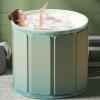 Haiyusm Portable Foldable Bathtub for Adults, Pink, 70 cm view 3