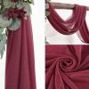 ROMDANTY Chiffon Wedding Arch Curtain for Outdoor Lawn, Backdrop and Chair Decor view 3