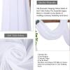 ROMDANTY Chiffon Wedding Arch Curtain for Outdoor Lawn, Backdrop and Chair Decor view 4
