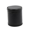 ibasenice Leather Dice Cup Set with 5 PVC Dice, Quiet Cup, Black view 1
