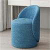 Plush Velvet Dining Chair with Backrest, Padded Makeup Stool for Living Room and Bedroom view 1
