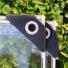ZHUOZ1T Transparent PVC Tarp with Grommets, Weather-Resistant, 1 m x 3 m view 3