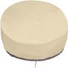 Waterproof Outdoor Sofa Cover, 223.5 cm L x 215.9 cm W x 88.9 cm H, Beige and Brown view 1