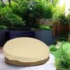 Waterproof Outdoor Sofa Cover, 223.5 cm L x 215.9 cm W x 88.9 cm H, Beige and Brown view 3