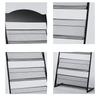 Freestanding Magazine Rack with Brochure Holder view 4