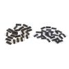 Bestvisse 50-Piece 4-Pin Needle LED Connectors, Male and Female view 1