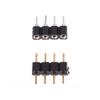 Bestvisse 50-Piece 4-Pin Needle LED Connectors, Male and Female view 2