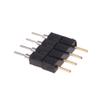 Bestvisse 50-Piece 4-Pin Needle LED Connectors, Male and Female view 3